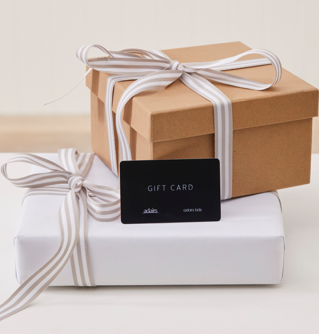 It's the season of celebration! It's the season of celebration! Give your loved one the gift of choice this Christmas with an Adairs Gift Card.